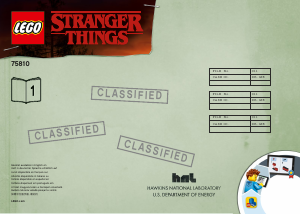 Bruksanvisning Lego set 75810 Stranger Things Opp ned