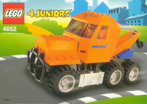 Bedienungsanleitung Lego set 4652 4Juniors Abschleppfahrzeug