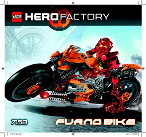 Bedienungsanleitung Lego set 7158 Hero Factory Furno bike