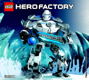 Manual Lego set 6230 Hero Factory Stormer XL