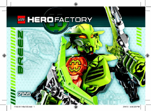 Vadovas Lego set 7165 Hero Factory Natalie Breez