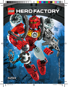 Manual Lego set 6293 Hero Factory Furno