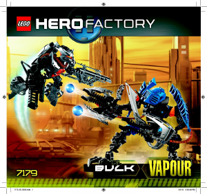 Manual Lego set 7179 Hero Factory Bulk & Vapour