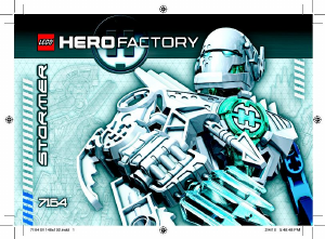 Manual Lego set 7164 Hero Factory Preston stormer