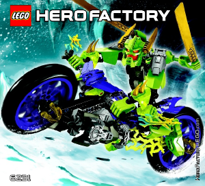 Manual Lego set 6231 Hero Factory Speeda demon