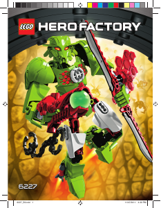 Εγχειρίδιο Lego set 6227 Hero Factory Breez
