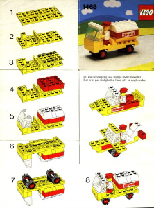 Manual Lego set 1468 Town Petrol tanker