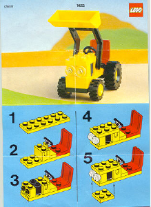 Manual Lego set 1633 Town Mini loader