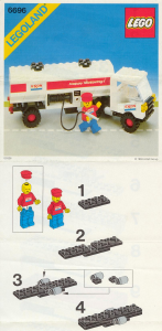Manual Lego set 6696 Town Fuel tanker