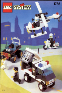 Bedienungsanleitung Lego set 1786 Town Jailbreak Joe Ausbruch aus dem Gefängnis