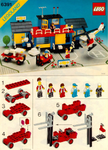 Bedienungsanleitung Lego set 6391 Town Cargo Center / Frachtzentrum