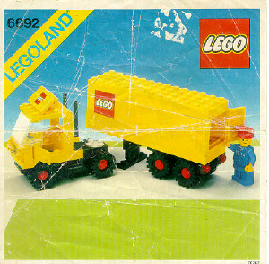 Handleiding Lego set 6692 Town LEGO vrachtwagen