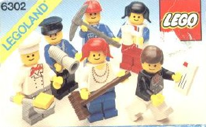 Manual Lego set 6302 Town Minifigures