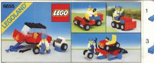 Manual Lego set 6655 Town Auto and tire repair