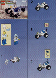 Manual Lego set 1249 Town Tri-motorbike