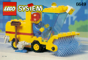 Manual Lego set 6649 Town Street sweeper