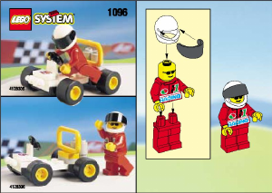 Manual Lego set 1096 Town Race buggy