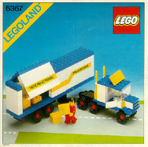 Handleiding Lego set 6367 Town Vrachtwagen