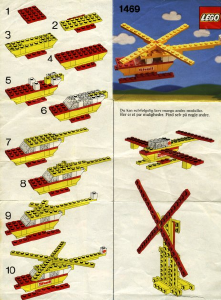 Mode d’emploi Lego set 1469 Town Hélicoptère