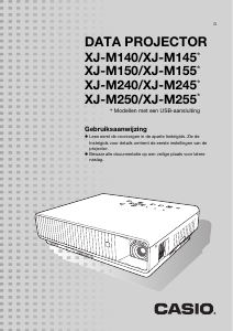 Handleiding Casio XJ-M140 Beamer