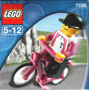 Manual Lego set 1196 Town Telekom race cyclist