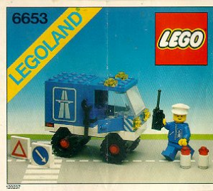 Manual Lego set 6653 Town Highway maintenance truck