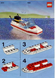 Manual Lego set 1632 Town Speedboat
