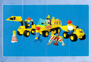 Manual Lego set 6565 Town Construction crew