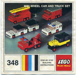 Manual Lego set 3482 Town Car and truck