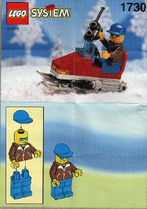 Manual Lego set 1730 Town Snow scooter