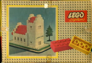 Bruksanvisning Lego set 3092 Town Kyrka