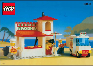 Handleiding Lego set 10036 Town Pizza to go