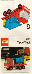 Manual Lego set 435 Town Tipper truck