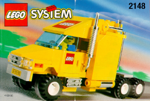 Manual Lego set 2148 Town Lego truck