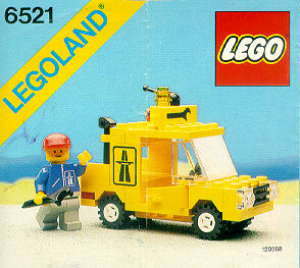 Manual Lego set 6521 Town Emergency repair truck