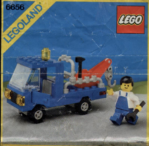 Manual Lego set 6656 Town Tow truck