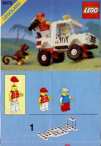 Handleiding Lego set 6672 Town Safari jeep
