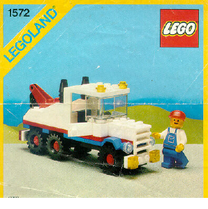 Manual Lego set 1572 Town Super tow truck