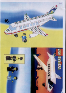 Manual de uso Lego set 1774 Town Aeronave