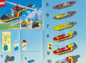 Handleiding Lego set 1475 Town Vliegveldbeveiliging