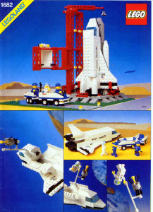 Manual Lego set 1682 Town Space shuttle launch