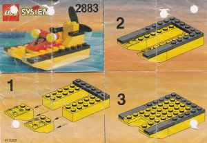 Mode d’emploi Lego set 2883 Town Bateau