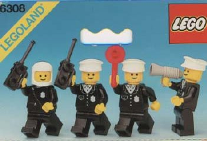 Manual Lego set 6308 Town Policemen