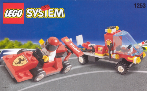 Manual Lego set 1253 Town Shell race car transporter