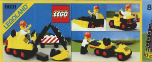 Manual Lego set 6631 Town Steam shovel