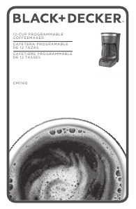 Manual de uso Black and Decker CM1160B Máquina de café