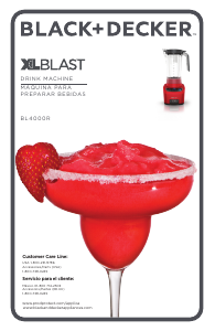 Bruksanvisning Black and Decker BL4000R Blender
