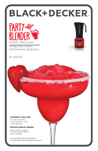 Bruksanvisning Black and Decker BL4001R Blender