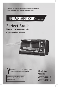 Manual Black and Decker CTO4401B Oven