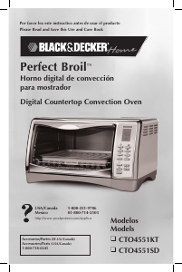 Manual Black and Decker CTO4551KT Oven